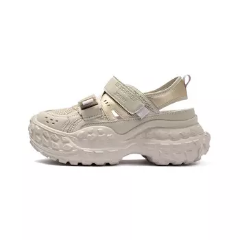 Кроссовки женские толстые низкие Josiny, серебряный