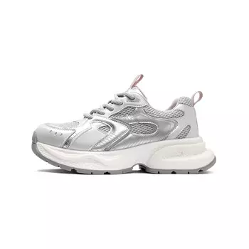 Кроссовки женские толстые низкие Josiny, серебряный