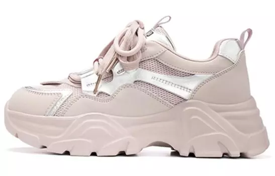 Кроссовки женские толстые низкие Josiny, серый/фиолетовый