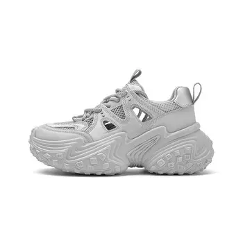 Кроссовки женские толстые низкие Josiny, светло-серый