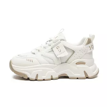 Кроссовки женские толстые низкие Josiny, светло-серый