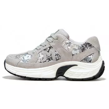 Кроссовки женские толстые низкие Joy&Mario, цвет Champagne