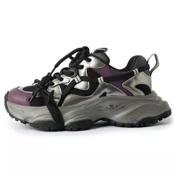 Кроссовки женские толстые низкие Kemeilian, фиолетовый