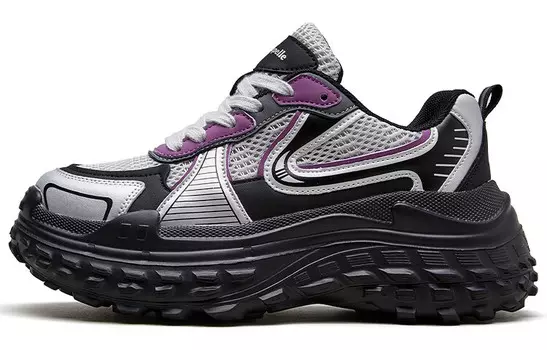 Кроссовки женские толстые низкие La Chapelle, цвет Apricot