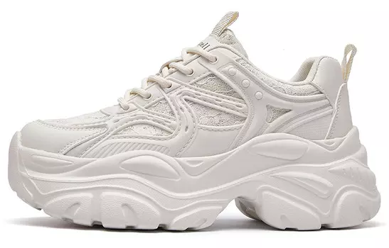 Кроссовки женские толстые низкие La Chapelle, розовый