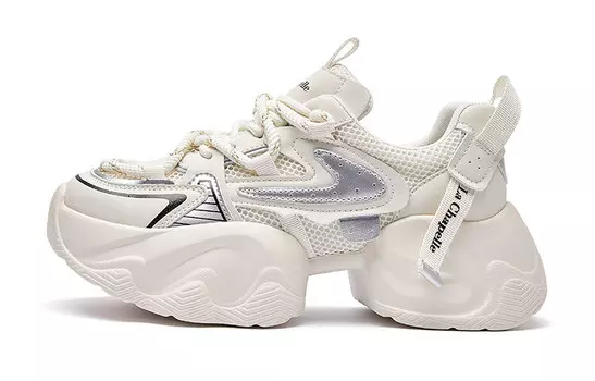 Кроссовки женские толстые низкие La Chapelle, светло-фиолетовый