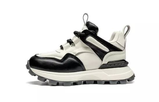 Кроссовки женские толстые низкие Leaveland, белый