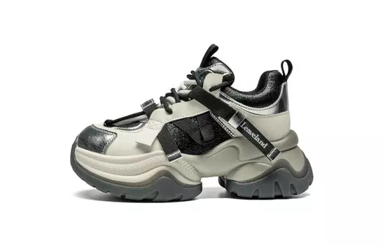 Кроссовки женские толстые низкие Leaveland, фиолетовый