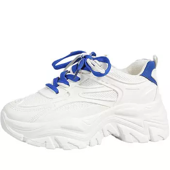 Кроссовки женские толстые низкие Luji, синий