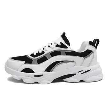 Кроссовки женские толстые низкие M.M Party, цвет White Gray