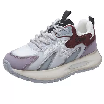 Кроссовки женские толстые низкие M.M Party, серый