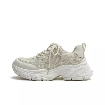 Кроссовки женские толстые низкие Masoomake, цвет Extreme Night Black