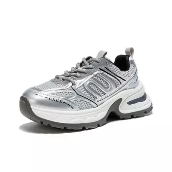 Кроссовки женские толстые низкие Medd, красный