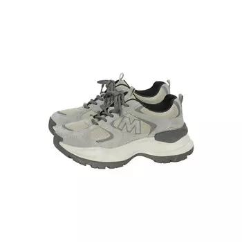 Кроссовки женские толстые низкие Meiyang, серый