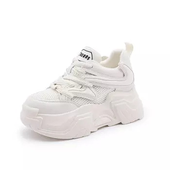 Кроссовки женские толстые низкие Milan Love Song, бежевый