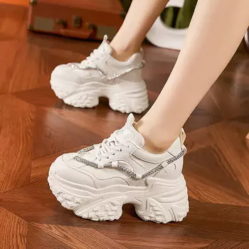 Кроссовки женские толстые низкие Milan Love Song, черный