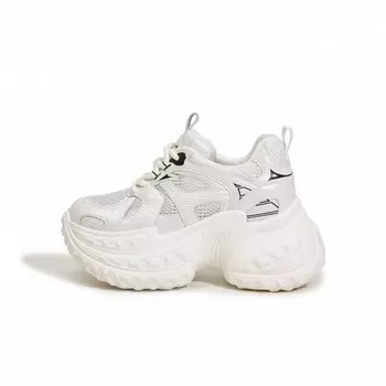 Кроссовки женские толстые низкие Milan Love Song, белый