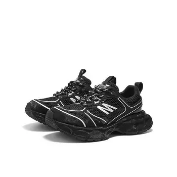 Кроссовки женские толстые низкие Millies, черный