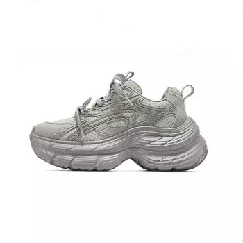 Кроссовки женские толстые низкие Millies, черный