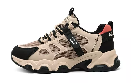 Кроссовки женские толстые низкие Mr.Shang, хаки