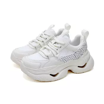 Кроссовки женские толстые низкие Mulinsen, белый