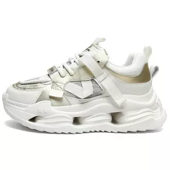 Кроссовки женские толстые низкие Mulinsen, бежевый