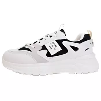 Кроссовки женские толстые низкие Mulinsen, бежевый/черный