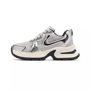 Кроссовки женские толстые низкие Mulinsen, цвет Silver Pink