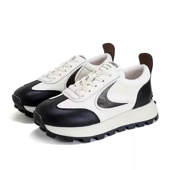 Кроссовки женские толстые низкие Mulinsen, хаки