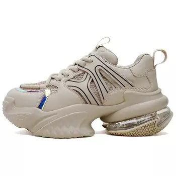 Кроссовки женские толстые низкие Mulinsen, розовый