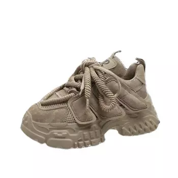 Кроссовки женские толстые низкие Mxgm, цвет Cameo Brown