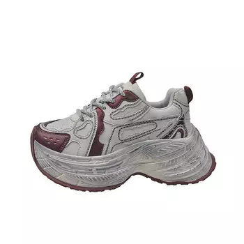 Кроссовки женские толстые низкие Mxgm, красный