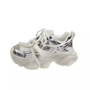 Кроссовки женские толстые низкие Mxgm, розовый