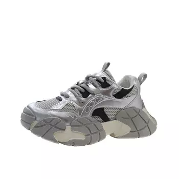 Кроссовки женские толстые низкие Mxgm, розовый