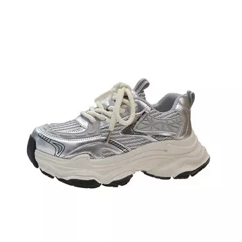 Кроссовки женские толстые низкие Mxgm, серый