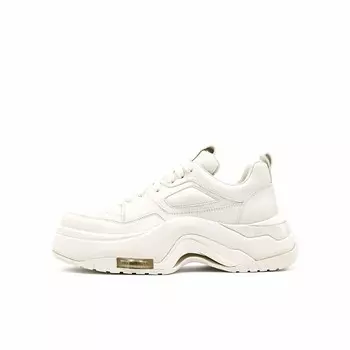 Кроссовки женские толстые низкие Myki, черный