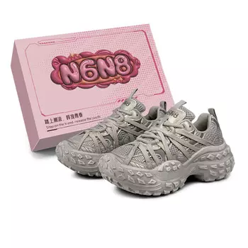 Кроссовки женские толстые низкие N6N8, цвет Champagne