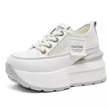 Кроссовки женские толстые низкие Nrdrofficial, белый