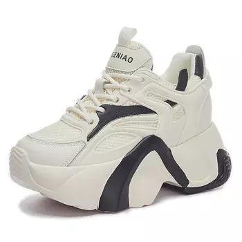 Кроссовки женские толстые низкие Nrdrofficial, белый