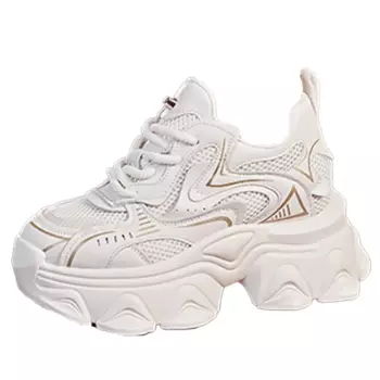 Кроссовки женские толстые низкие Nrdrofficial, белый