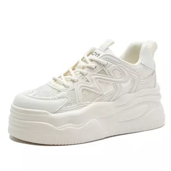 Кроссовки женские толстые низкие Nrdrofficial, белый