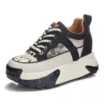 Кроссовки женские толстые низкие Nrdrofficial, черный