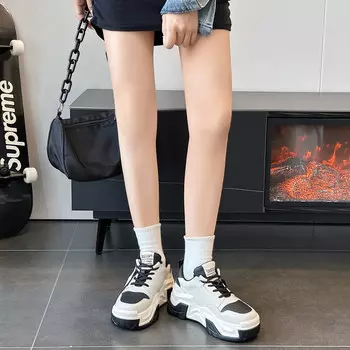 Кроссовки женские толстые низкие Nrdrofficial, черный