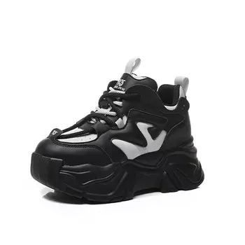 Кроссовки женские толстые низкие Nrdrofficial, черный