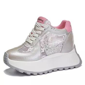 Кроссовки женские толстые низкие Nrdrofficial, розовый