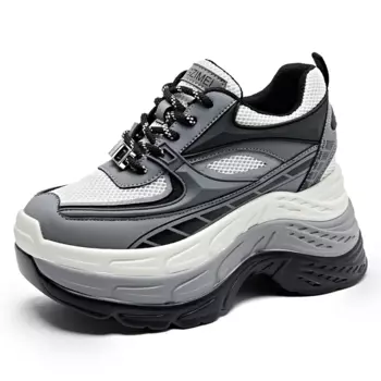 Кроссовки женские толстые низкие Nrdrofficial, серый