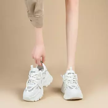 Кроссовки женские толстые низкие Nrdrofficial, серый