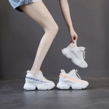 Кроссовки женские толстые низкие Nrdrofficial, синий