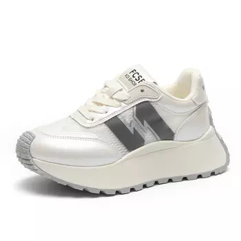 Кроссовки женские толстые низкие O.L, розовый