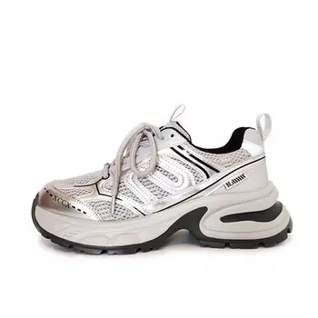 Кроссовки женские толстые низкие Obwa, цвет Burgundy